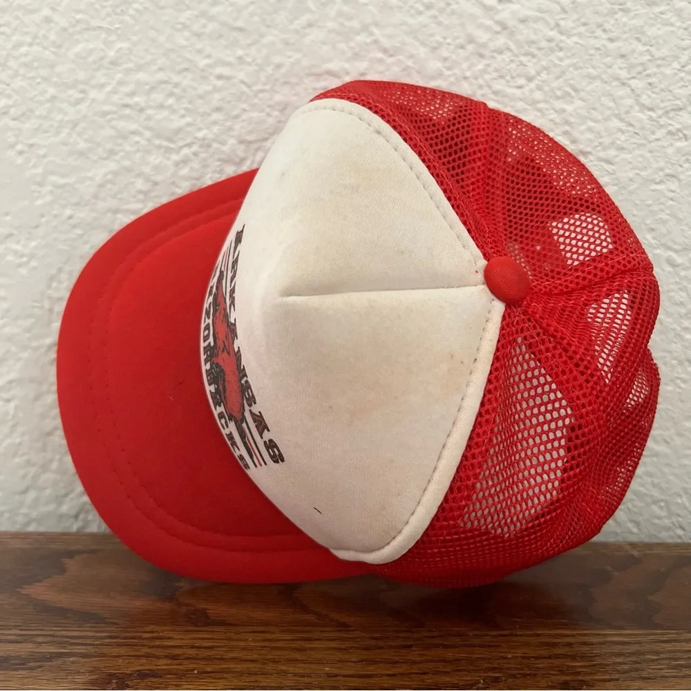 Vintage Arkansas Razorbacks Jr Boys Trucker Hat